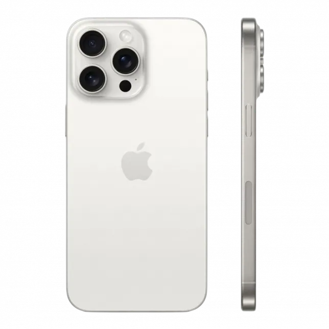 б/у Apple iPhone 15 Pro 128GB (White Titanium) (Ідеальний стан)