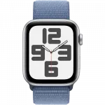б/у Apple Watch SE 2 GPS 40mm Silver Aluminum Case with Winter Blue Sport Loop