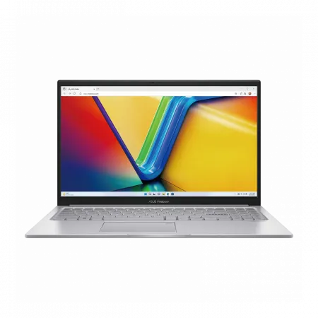 Ноутбук ASUS Vivobook 15 X1504MA-BQ133 15.6" FHD IPS, Intel 7 350U, 16GB, F1TB, UMA, NoOS, Сріблястий