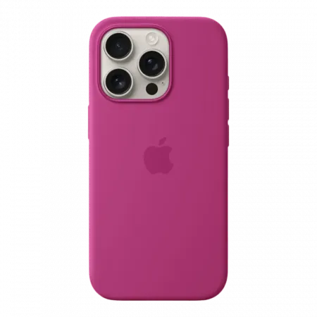 Чохол Apple Silicone Case with Magsafe для iPhone 16 Pro Max (Fuchsia)