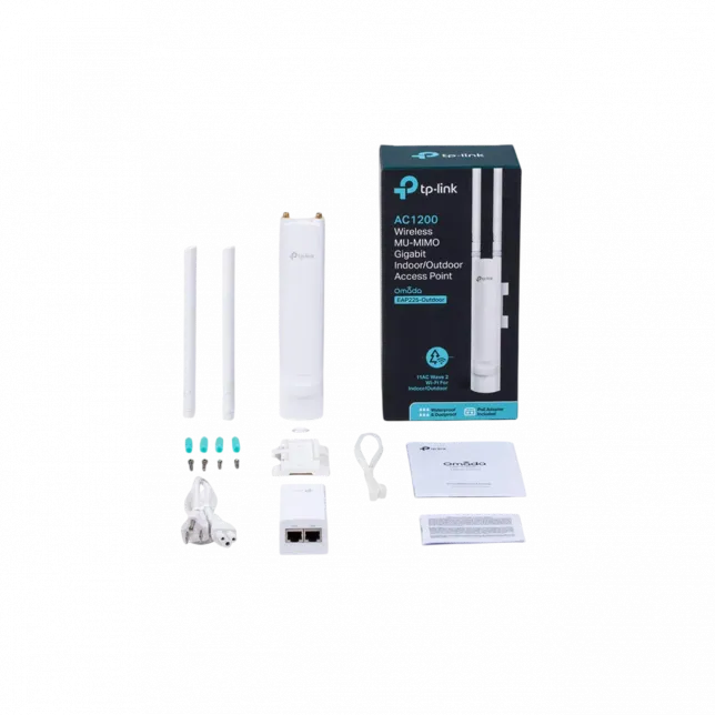 Точка доступу TP-LINK EAP225 OUTDOOR AC1200, 1xGE LAN, PoE