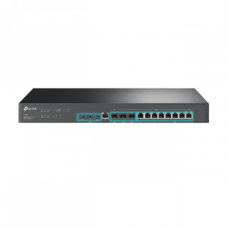 Мультисервісний Маршрутизатор TP-LINK ER8411 8xGE LAN/WAN, 1xSFP WAN/LAN, 2x10GE SFP+ WAN/LAN, 2xUSB