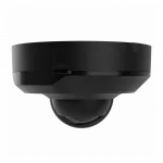IP-Камера дротова Ajax DomeCam Mini HL black, 5мп, 2.8мм, гібридне підсвічування IR 15м, білий Led 15м, Poe, True WDR, IP 65, ІЧ 15м, аудіо, кут огляду 100° до 110°, міні купольна, чорна