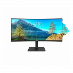 Монітор Asus 34" VA34VCPSR HDMI, DP, USB-C, 3xUSB, RJ-45, MM, VA, 3440x1440, 21:9, 100Hz, 4ms, CURVED, AdaptiveSync, HAS