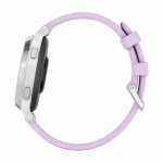 Смарт-годинник Garmin Lily 2 Active Silver з Purple Jasmine бузковим силіконовим ремінцем