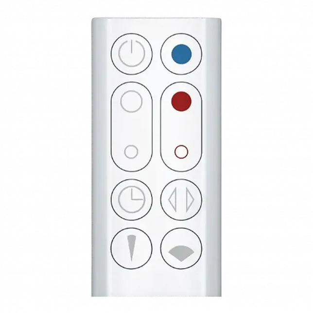 Очищувач повітря Dyson AM09 Hot and Cool Fan (White/Satin Silver)