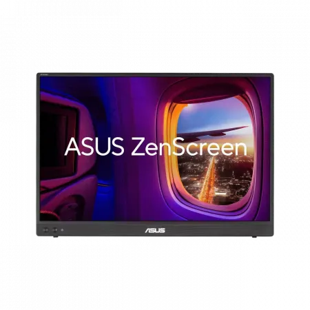 Монітор портативний Asus 16" ZenScreen MB16FC mHDMI, 2xUSB-C, Audio, IPS, 1920x1200, 16:10, 75Hz, Cover