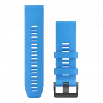 Ремінець QuickFit 26 мм, Cyan Blue блакитний силіконовий