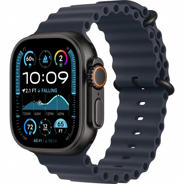 б/у Apple Watch Ultra 2 GPS + LTE 49mm Black Titanium Case with Navy Ocean Band