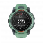 Смарт-годинник Garmin Instinct 3 45 мм, AMOLED Neotropic зелений з Neotropic зеленим силіконовим ремінцем