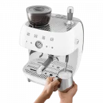 Кавомашина еспресо з кавомолкою Smeg (White)
