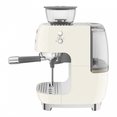 Кавомашина еспресо з кавомолкою Smeg (Cream)