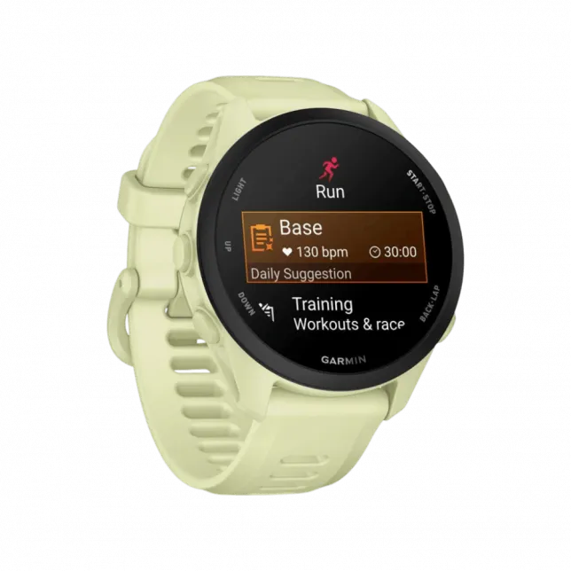 Смарт-годинник Garmin Forerunner 70 Citron з жовтим силіконовим ремінцем