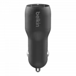 Автомобільний зарядний пристрій Belkin Car Charger 24W Dual USB-A Black