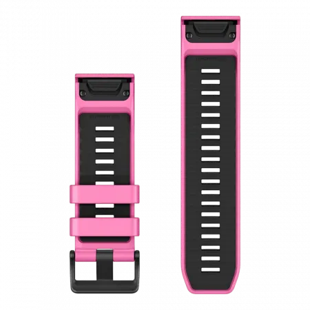 Ремінець QuickFit 26 мм, Pink Aurora рожевий силіконовий (комплект з трьох частин)