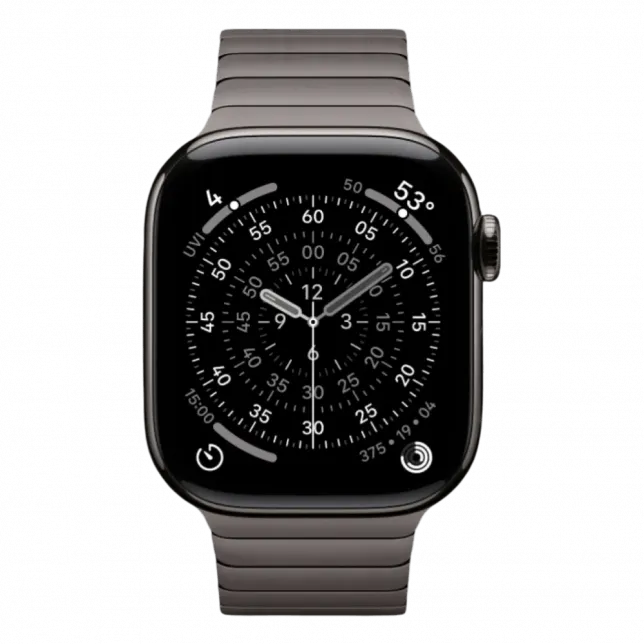 Apple Watch Series 11 GPS, 42mm Slate Titanium Case with Slate Link Bracelet