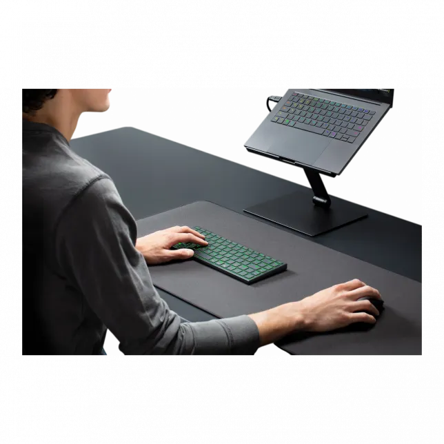 Клавіатура Razer Joro Ultra Low-Profile, 86key, BT, EN, RGB, чорний