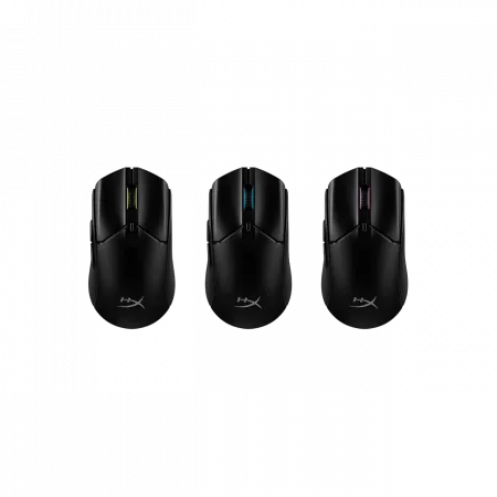Миша HyperX Pulsefire Haste 2, RGB, USB-A/WL/BT, чорний