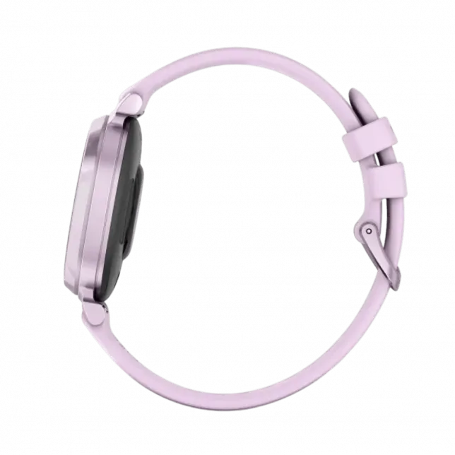 Смарт-годинник Garmin Lily 2 Sport Metallic Lilac з Lilac бузковим силіконовим ремінцем