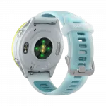 Смарт-годинник Garmin Forerunner 570 47мм Amp Yellow Aluminum з Translucent Whitestone/Turquoise блакитним силіконовим ремінцем