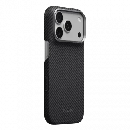 Чохол Pitaka Edge Ultra-Slim Twill Black/Grey для iPhone 18 Pro/17 Pro