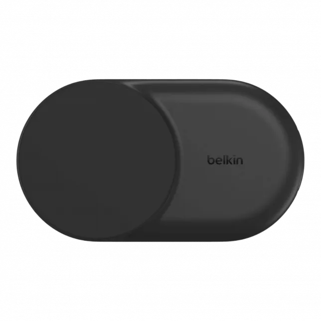 Зарядний пристрій бездротовий Belkin UltraCharge 2в1 Foldable Magnetic Charging 25W, Black