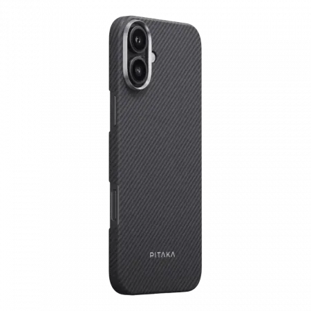 Чохол Pitaka Ultra-Slim Case Twill 600D for iPhone 16 Black/Grey
