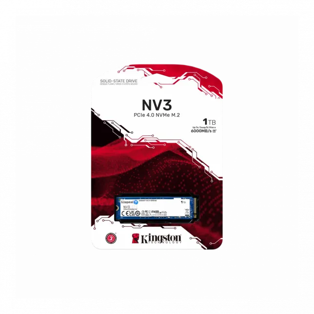 Накопичувач SSD Kingston M.2 1TB PCIe 4.0 NV3