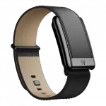 Ремінець Whoop LeatherLuxe Straight Band для Whoop 5.0 Black/Cream with Black (S/M)