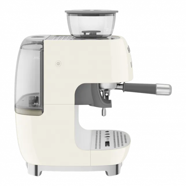 Кавомашина еспресо з кавомолкою Smeg (Cream)