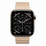 Apple Watch Series 11 GPS, 42mm Gold Titanium Case with Gold Link Bracelet