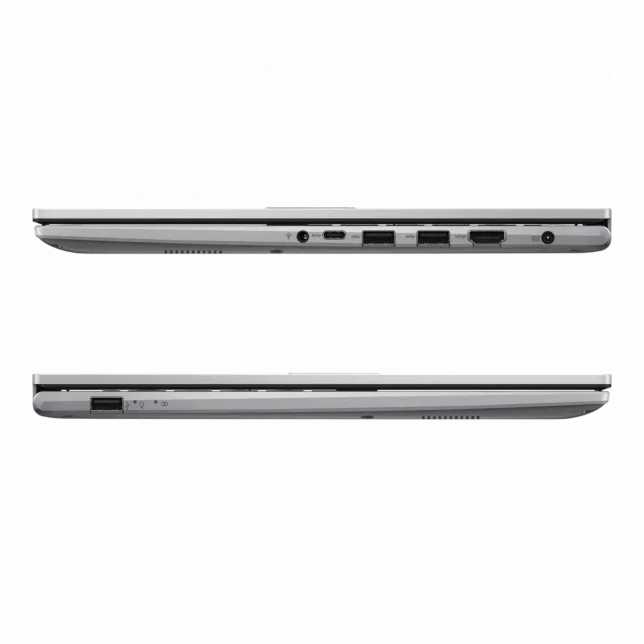 Ноутбук ASUS Vivobook 15 X1504MA-BQ133 15.6" FHD IPS, Intel 7 350U, 16GB, F1TB, UMA, NoOS, Сріблястий