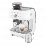 Кавомашина еспресо з кавомолкою Smeg (White)