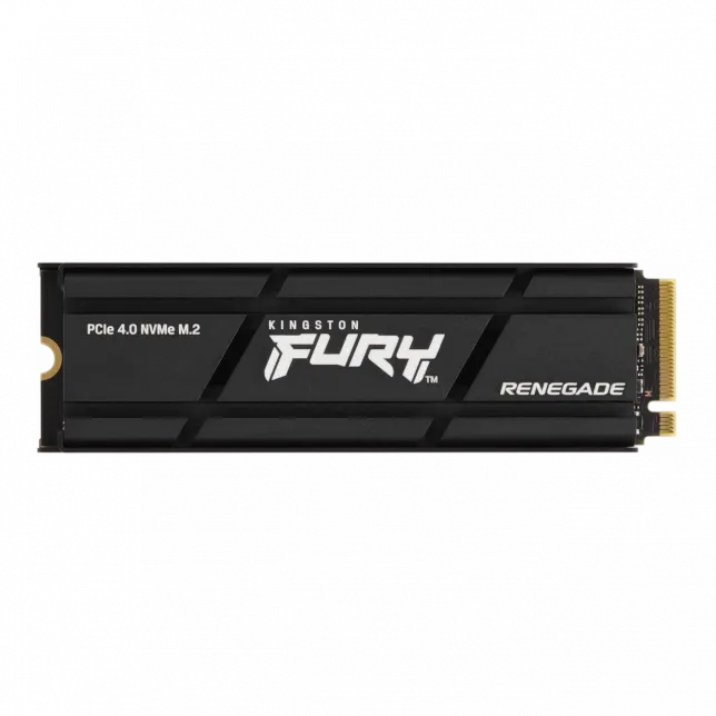 Накопичувач SSD Kingston M.2 4TB PCIe 4.0 FURY Renegade + радіатор