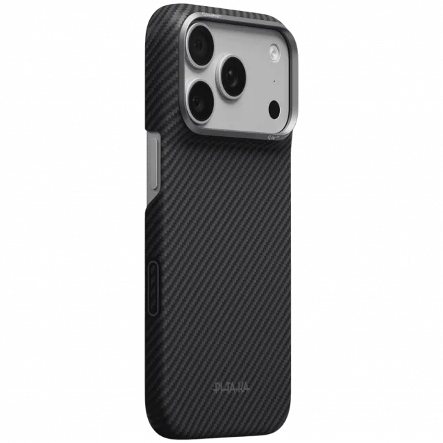 Чохол Pitaka Edge Ultra-Slim Twill Black/Grey для iPhone 18 Pro Max/17 Pro Max
