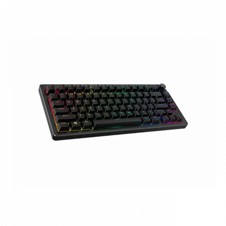Клавіатура механічна HyperX Alloy Rise 75key, Red, USB-A/WL/BT, EN/UA, RGB, чорний