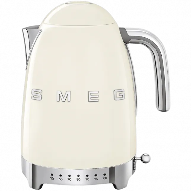 Чайник електричний з регулятором температури Smeg (Cream)
