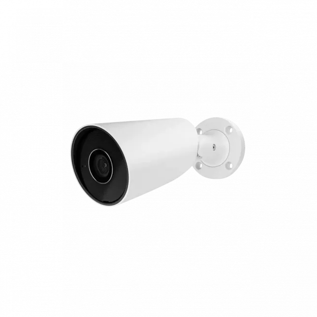 IP-Камера дротова Ajax BulletCam, 8мп, 2.8мм, Poe, True WDR, IP 65, ІЧ 35м, аудіо, кут огляду 100° до 110°, вулична, біла