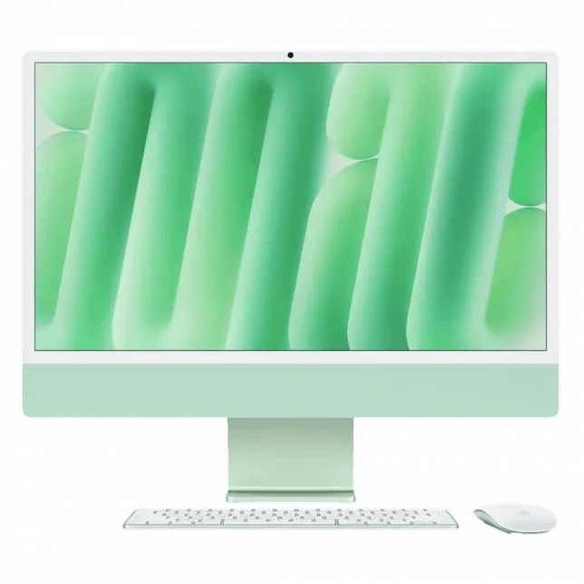 Apple iMac 24 with Retina 4.5K, Apple M4, 256GB, 10 CPU / 10 GPU, 16GB RAM, Green (MWUY3) (2024)
