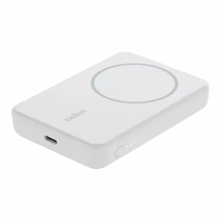 Магнітний повербанк Belkin MagSafe Wireless with Stand 5000mAh White