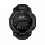 Смарт-годинник Garmin Instinct 3 45 мм, AMOLED Black чорний з Black чорним силіконовим ремінцем