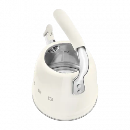 Чайник зі свистком Smeg (Cream)