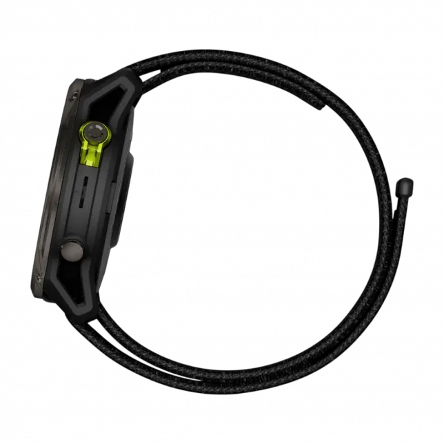Смарт-годинник Garmin Enduro 3 51 мм з чорним нейлоновим ремінцем UltraFit