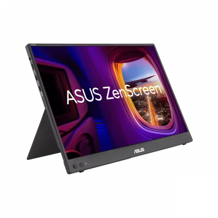 Монітор портативний Asus 16" ZenScreen MB16FC mHDMI, 2xUSB-C, Audio, IPS, 1920x1200, 16:10, 75Hz, Cover