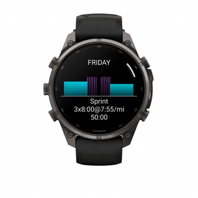 Смарт-годинник Garmin Fenix 9 Pro 47мм, Carbon Gray DLC Titanium з Black/Pebble Grey чорним/темно-сірим силіконовим ремінцем