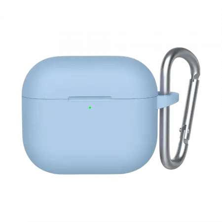 Чохол Blueo Liquid Silicone Case+Carbine для AirPods 4 Sky Blue