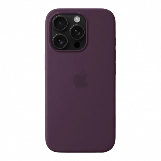 Чохол Apple Silicone Case with Magsafe для iPhone 16 Pro (Plum)