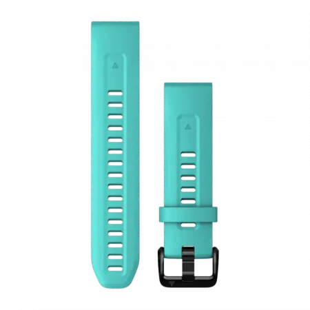 Ремінець QuickFit 20 мм, Aqua бірюзовий силіконовий