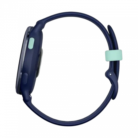 Смарт-годинник Garmin Vivoactive 5 Metallic Navy Aluminium Вezel з темно-синім корпусом Navy та силіконовим ремінцем