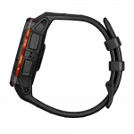 Смарт-годинник Garmin Instinct 3 45 мм, Solar Black чорний з Black чорним силіконовим ремінцем